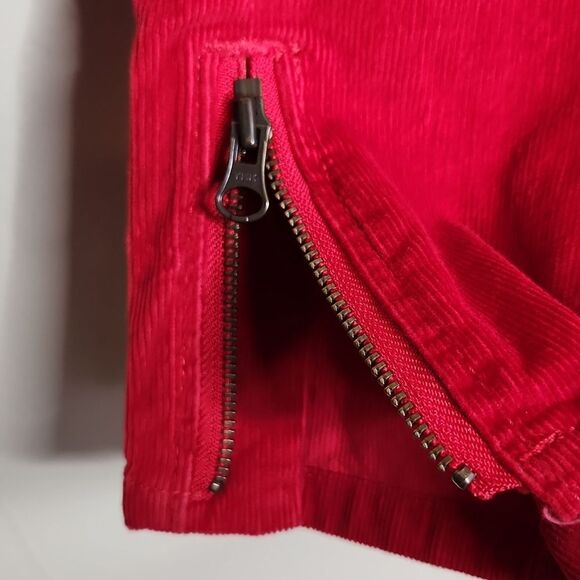 Gap Kids Super Skinny Red Slim fit corduroy Pants - Picture 6 of 9